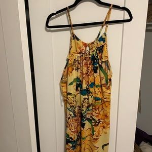 Floral maxi dress never worn